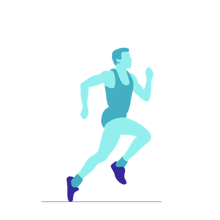 Running  Illustration