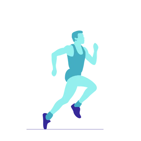 Running  Illustration