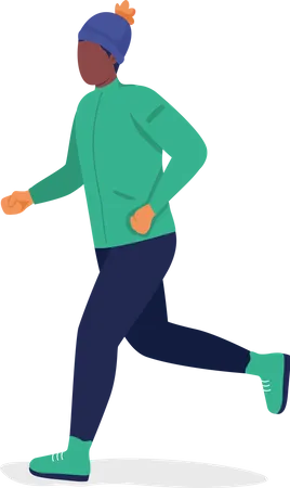 Running man  Illustration