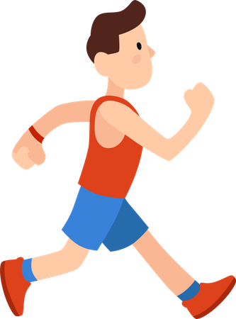 Running Man  Illustration