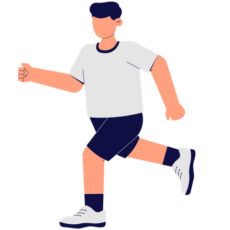 Running Man  Illustration