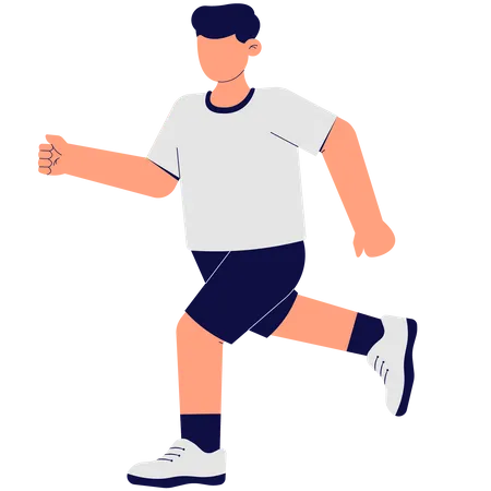 running man cartoon