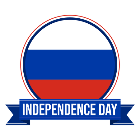 Russia independence day  Illustration