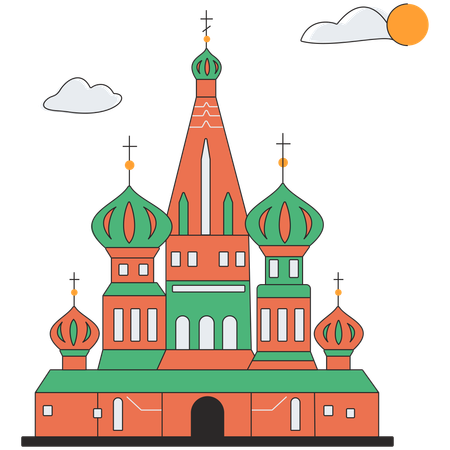 Russia - Red Square  Illustration