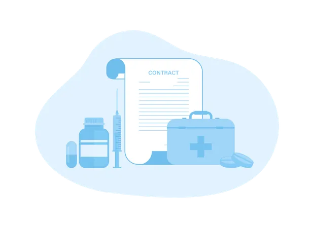 RX prescription and drugs  Illustration