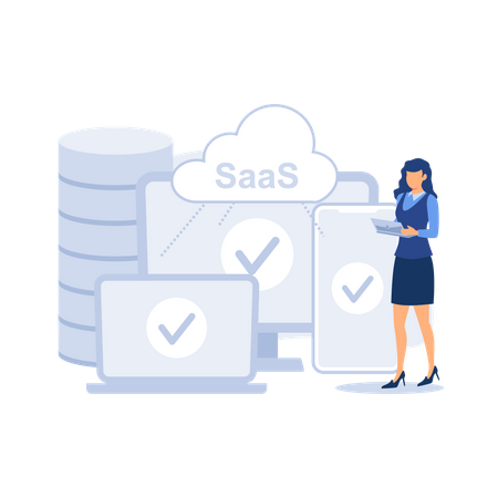 SaaS  Illustration