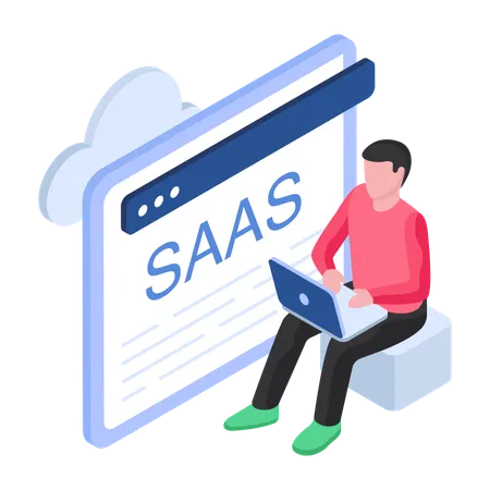 Saas  Illustration