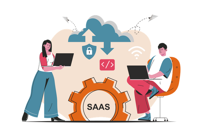 SAAS  Illustration