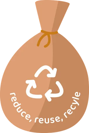 Saco reciclable  Ilustración