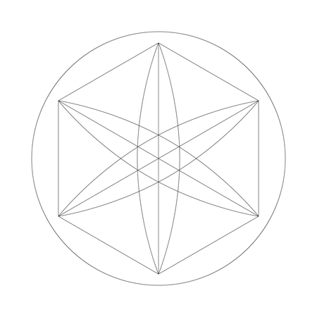 Sacred geometry  Illustration