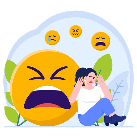 Sad Emoji  Illustration