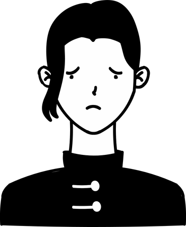 Sad Girl  Illustration