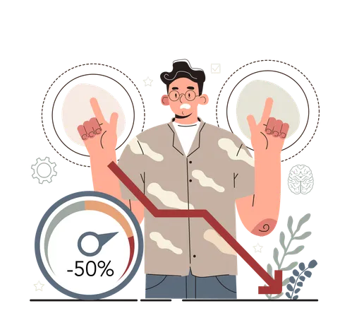 Hyperfocus Idea How To Become More Efficient Intense Form Of Mental Concentration That Focuses Consciousness On A Task Switching Between Tasks Reduce Your Productivity Flat Vector Illustration Illustration
