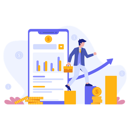 Safe and smart investment choice  Illustration