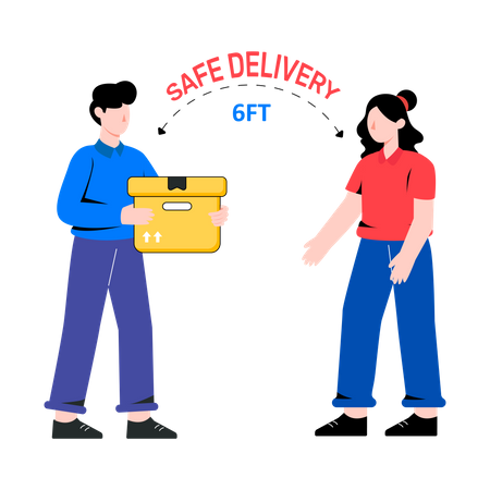 Safe Delivery Illustration