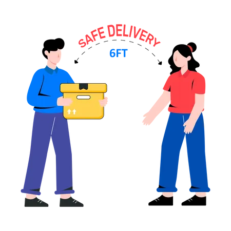 Safe Delivery Illustration