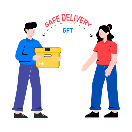 Safe Delivery  Illustration