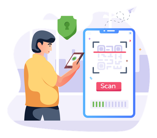 Safe QR  Illustration