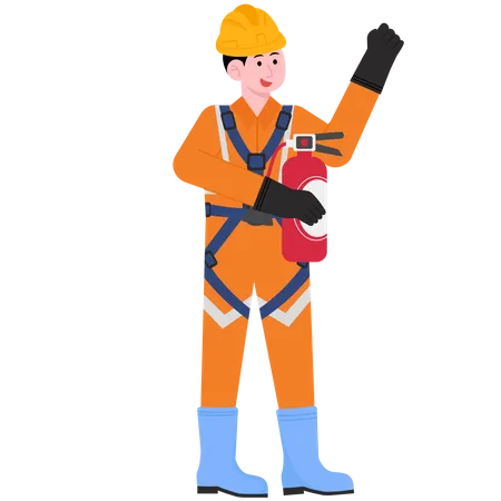 Safety Engineer Illustration