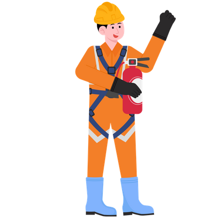 Safety Engineer  Illustration