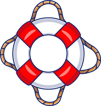 Safety Life Buoy  Illustration