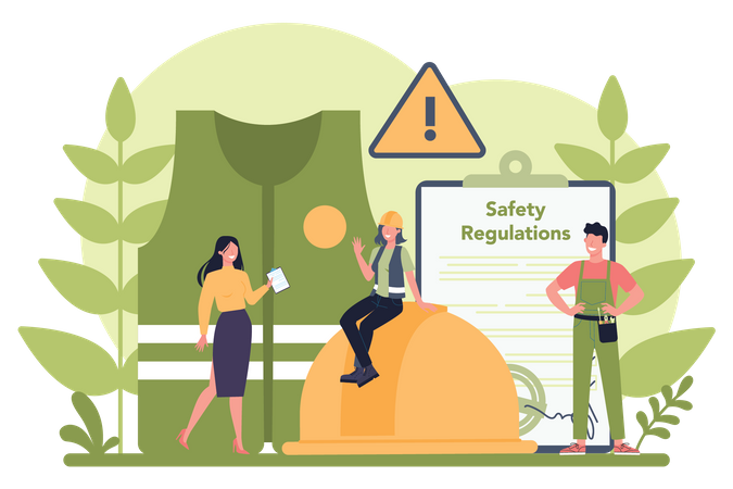 Safety Regulation check  Illustration