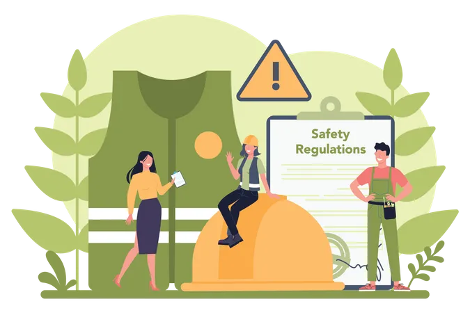 Safety Regulation check  Illustration