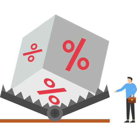 Sägen Boden zu machen Zusammenbruch finanzielle  Illustration