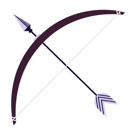 Sagittarius bow  Illustration