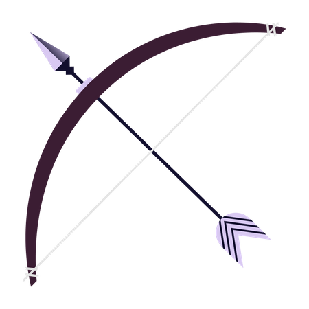 Sagittarius bow  Illustration