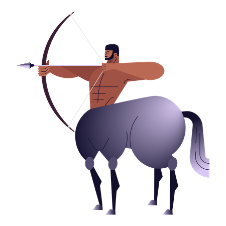 Sagittarius  Illustration