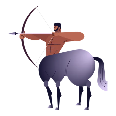 Sagittarius  Illustration