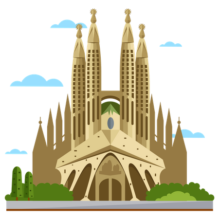 Sagrada Familia Illustration