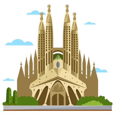 Sagrada Familia  Illustration