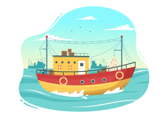 Sailing Boat Illustration