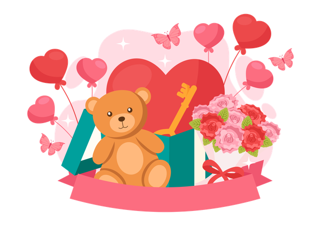 Saint Valentin  Illustration