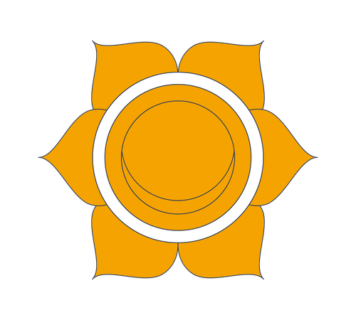 Sakralchakra Svadhisthana-Symbol  Illustration