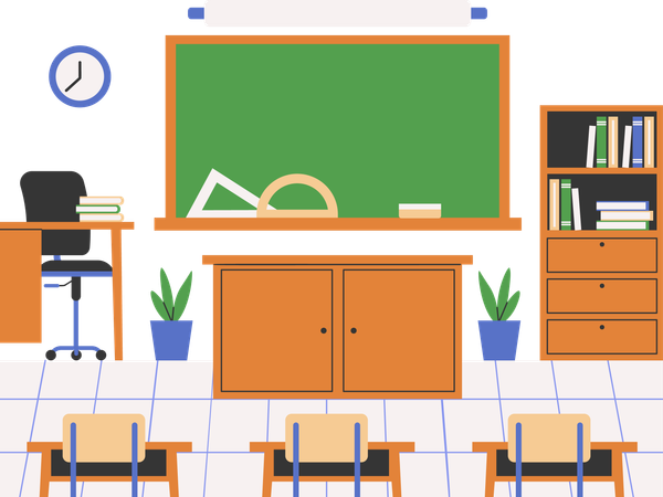 Sala de aula  Illustration