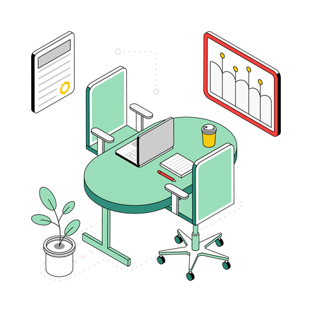 Sala de Reuniones  Ilustración