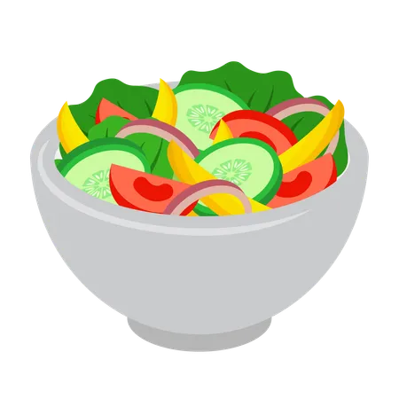 Salad Bowl  Illustration