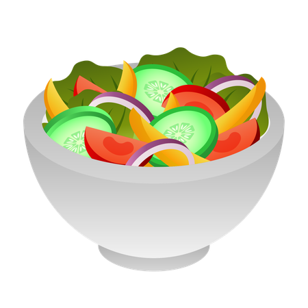 Salad Bowl  Illustration