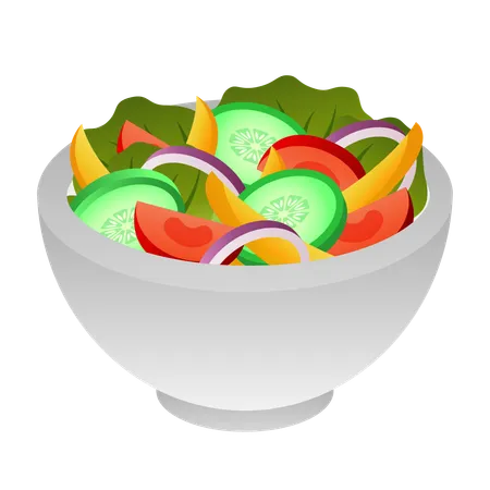 Salad Bowl  Illustration