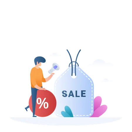 Sale And Offers  Illustration