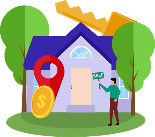 Sale for property  Illustration