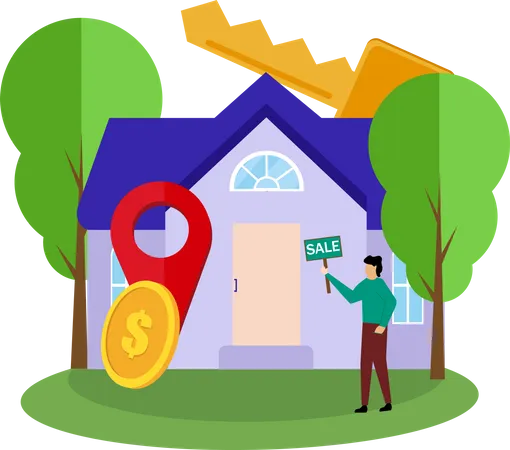 Sale for property  Illustration