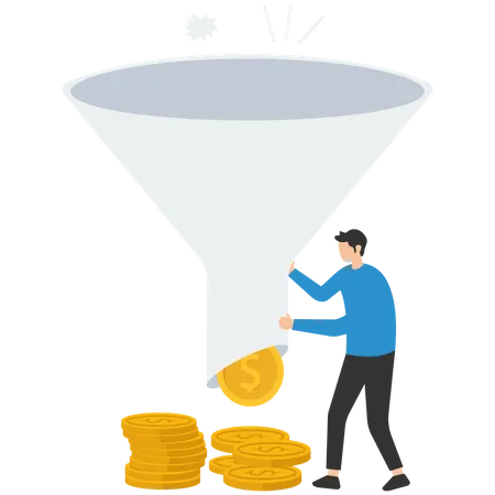 Sale funnel  Illustration