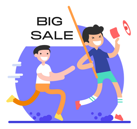 Sale Marketing Illustration