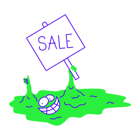 Sale marketing Illustration