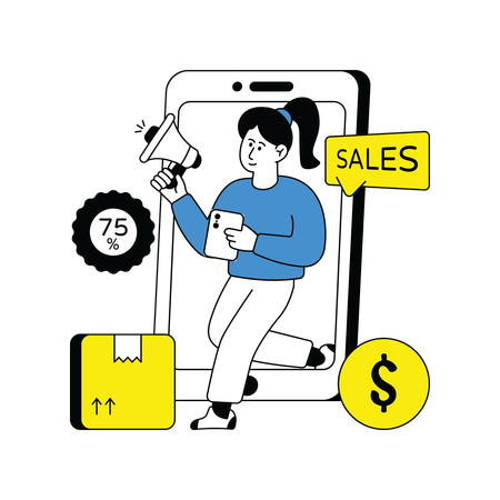 Sales Ads  Illustration