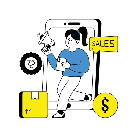 Sales Ads  Illustration